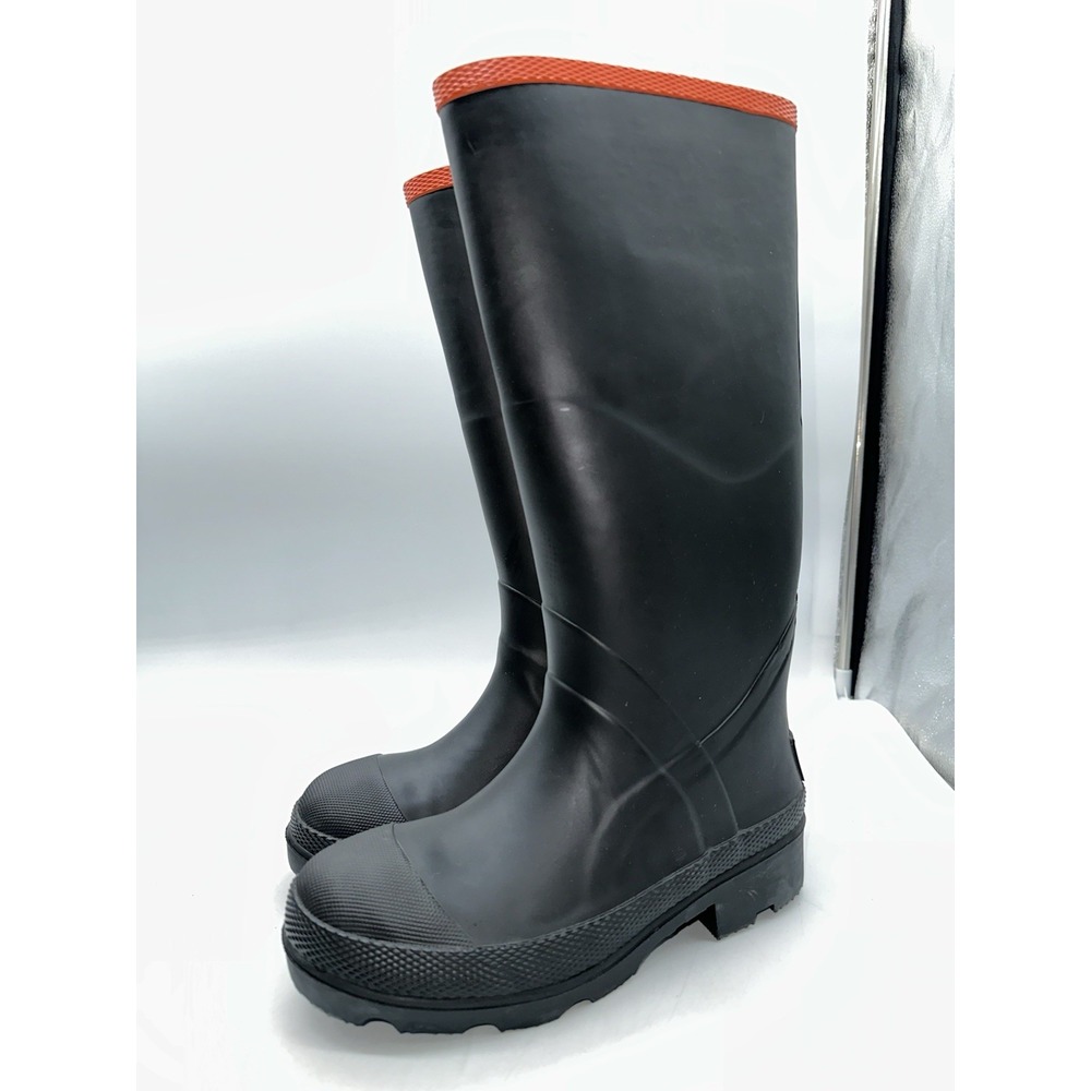 Brazos Men's Black Waterproof Rain Work Steel Toe Boots Size 5, FWBWRB1035